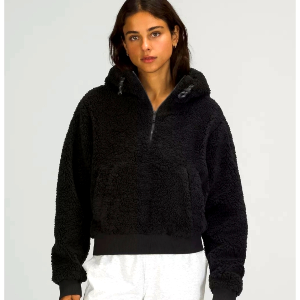 Lululemon textured fleece half zip
